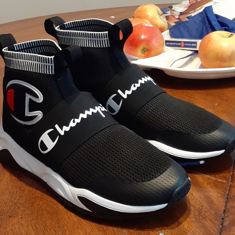 Champion rally pros black and white. Like new.